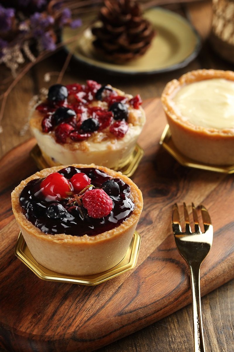 Mini owners dessert - Integrated 3-inch cheese - Savory & Sweet Pies - Fresh Ingredients 
