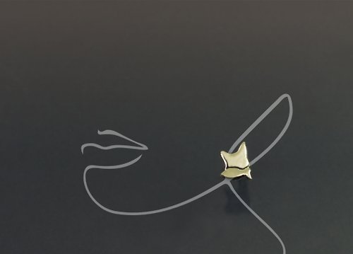 Maple jewelry design 麻吉系列-喵喵與魚魚925耳釘(單支/一對)