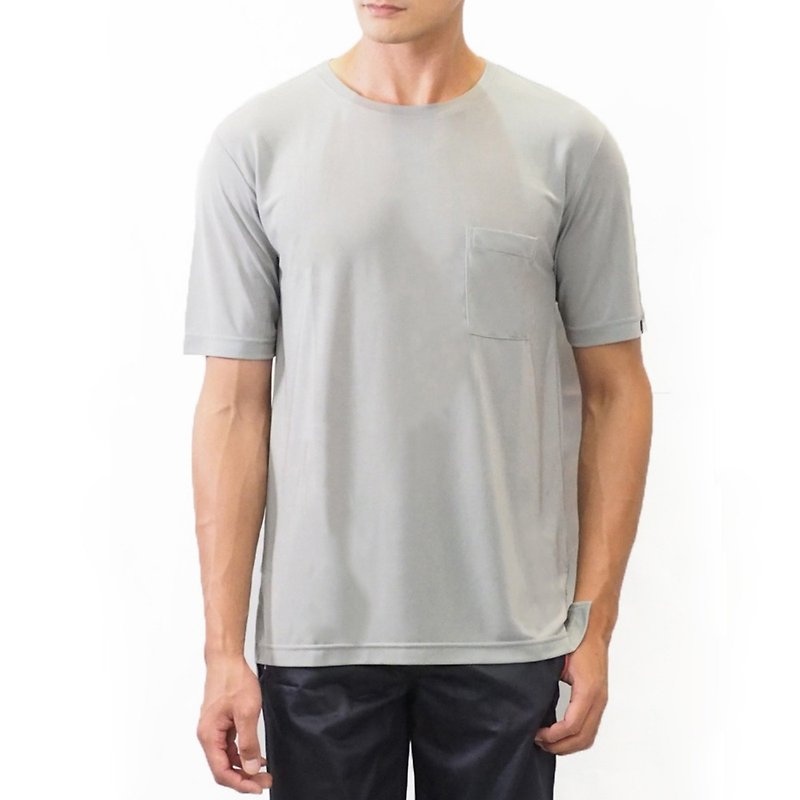Copper ammonia wire pocket Tee - Men's T-Shirts & Tops - Other Materials 