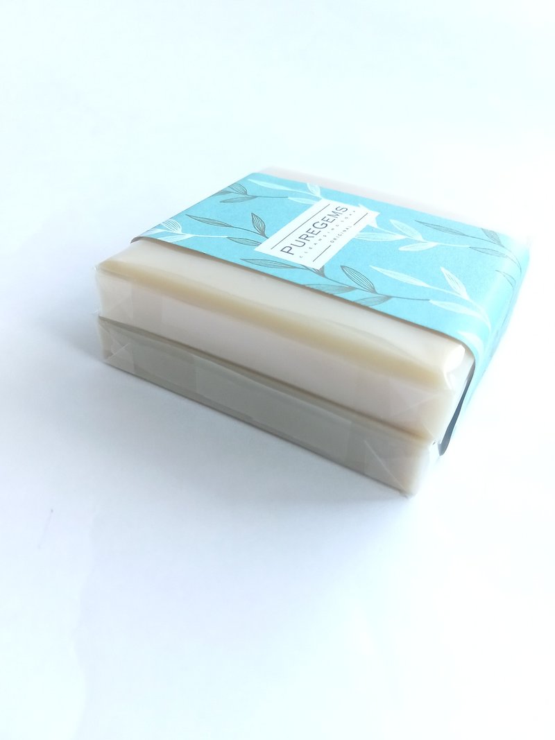 PUREGEMS Plectranthus odorifera and mugwort mint double combination handmade soap (single or multiple combinations optional) - Soap - Other Materials Green