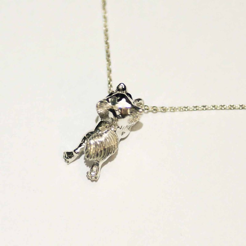 chihuahua lying down pendant - Necklaces - Other Metals 