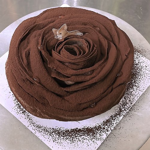 奶油先生手作甜點 玫瑰花千層蛋糕 6吋