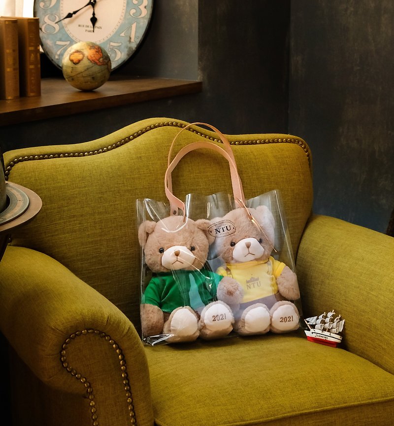 National Taiwan University 2021NTU Bear Tote Bag - Stuffed Dolls & Figurines - Other Materials 