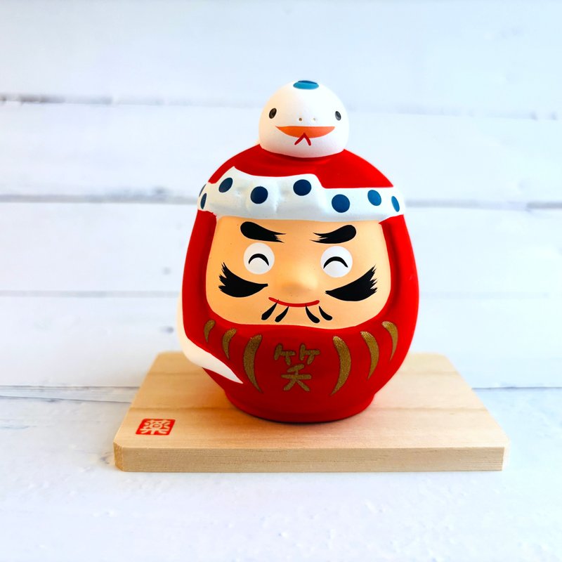 Jincai attracts lucky snakes - Xiaomenlaifu - zodiac mascot (Year of the Snake), rebirth, good luck, wealth and gifts - Stuffed Dolls & Figurines - Pottery 