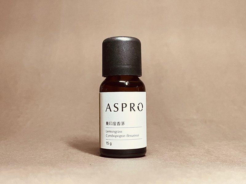 ASPRO Organic East Indian Lemongrass Essential Oil 15 g - Fragrances - Essential Oils 