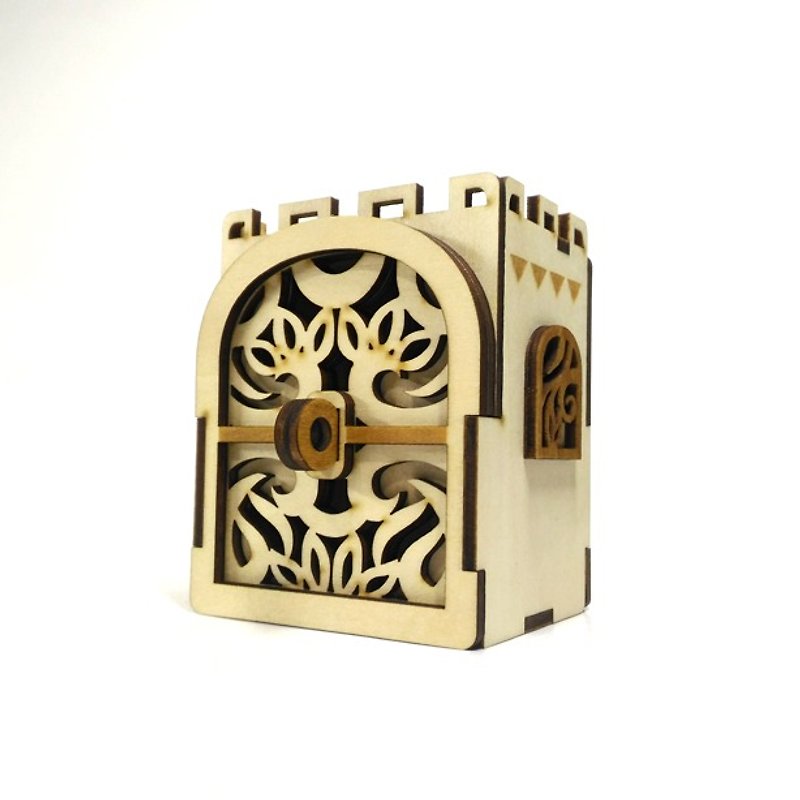Rose Castle Money Bank / Storage Box-Elegant Organ Storage - กระปุกออมสิน - ไม้ 