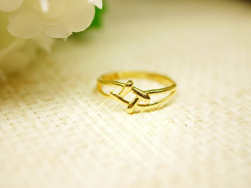 Gold Ring-Living Ring-Gold 9999-Female Ring - แหวนทั่วไป - ทอง 24 เค สีทอง