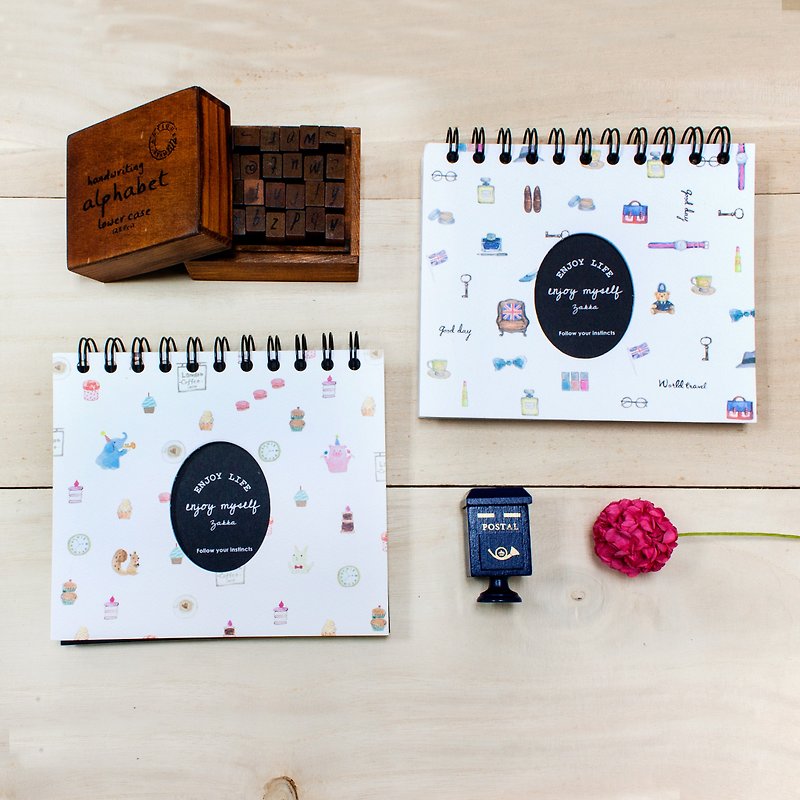 Boge stationery x taste life [phase this hand] S two colors - Notebooks & Journals - Paper White
