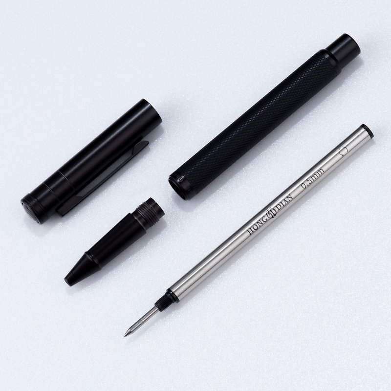 [Steel Ball Pen Refill] Hongdian Ballpoint Pen Refill Replacement Refill 0.5mm - ปากกาหมึกซึม - สี สีดำ