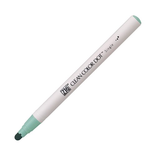 吳竹 臺灣總代理 【Kuretake 日本吳竹】ZIG Clean Color Dot 單頭點點筆 綠松石