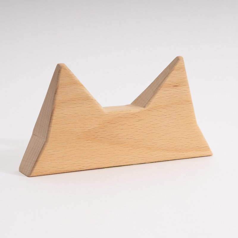 Fluffy Ear Hanger / Beech Wood / wall hangers & paperweight - ตะขอที่แขวน - ไม้ ขาว