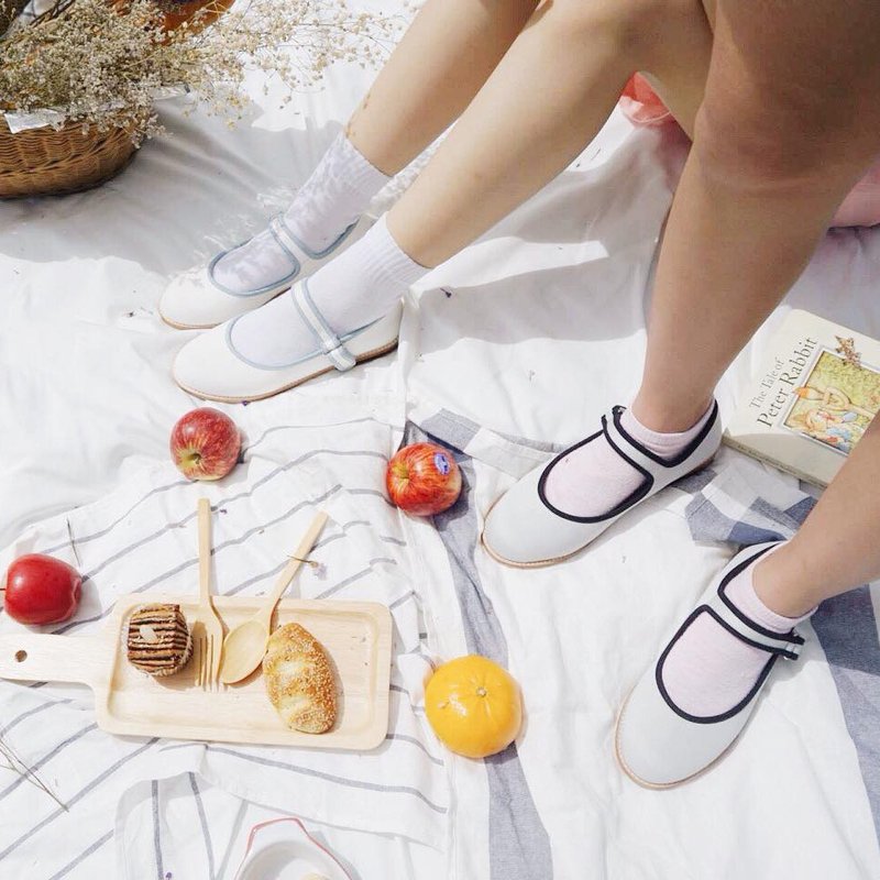 Choose colors - peach, blue jeans, whiteblue, slate-grey. - 女休閒鞋/帆布鞋 - 其他材質 透明
