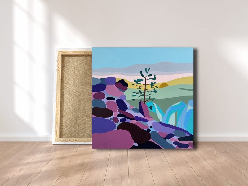 原畫 室內掛畫 生活方式 裝飾 風景藝術 - 海報/掛畫/掛布 - 棉．麻 多色