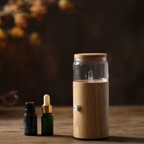 品菲特PINFIS 【品菲特PINFIS】玻璃實木擴香儀-直筒型(贈法國有機薰衣草精油)