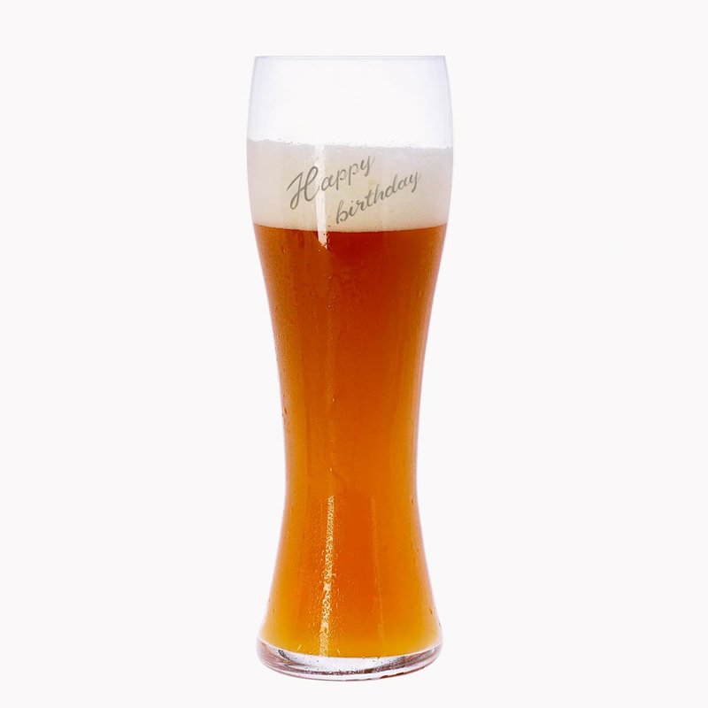 700cc【德國Spiegelau水晶】客製化小麥啤酒杯 - 酒杯/酒器 - 玻璃 透明