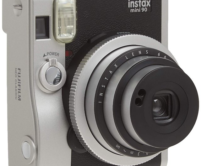 預購)FUJIFILM 馬上看相機instax mini90 拍立得-黑色- 設計館FUJIFILM