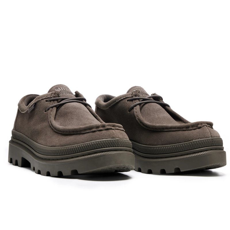 PALLADIUM TROOPER LOAF SDE WP+橘標防水麂皮樂福鞋 74591-280 - 女休閒鞋/帆布鞋 - 其他材質 多色