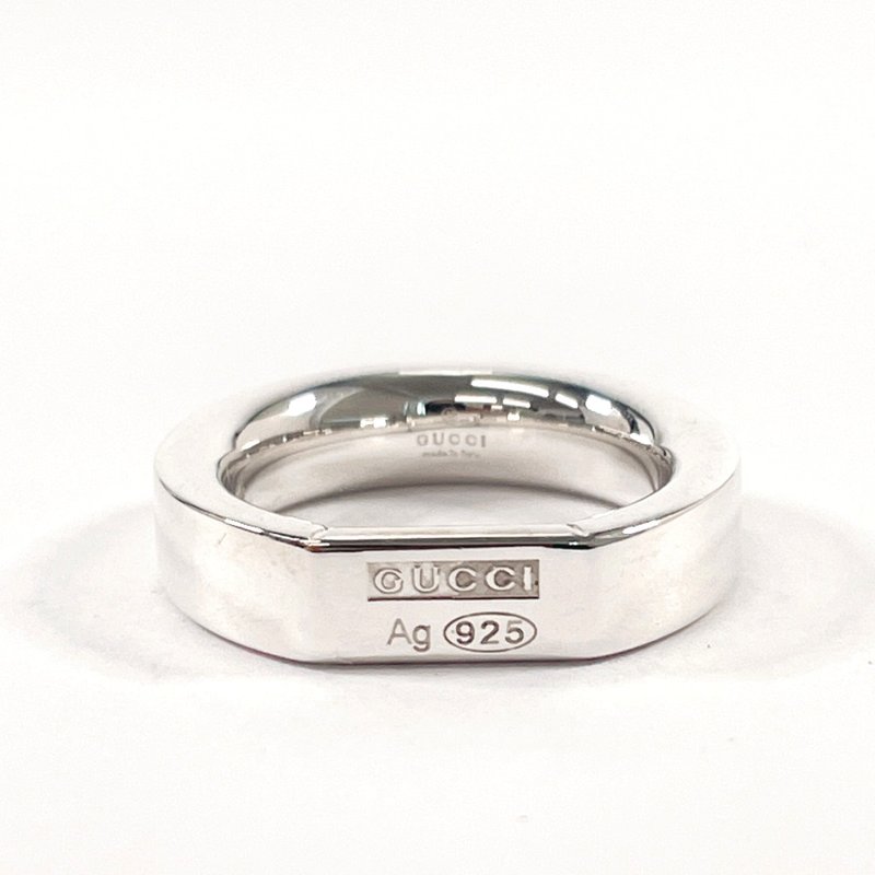 【日本直送 中古美品】12号 グッチ GUCCI リング・指輪 シルバー925 シルバー アクセサリー ジュエリー 新品仕上げ済み - 戒指 - 純銀 銀色