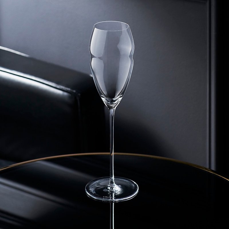 LUCARISハンドメイドカップGOLD275ml2ギフトボックスセット - ワイングラス・酒器 - ガラス ホワイト