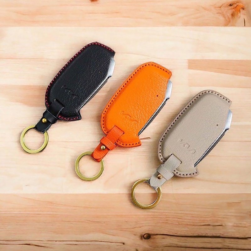 KIA Picanto EV6 Sportage Stonic stinger key cover key bag - Keychains - Genuine Leather 