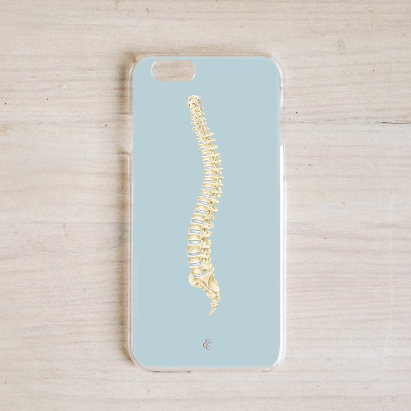 Spine bone custom phone case medical science gift iphone samsung sony google etc - เคส/ซองมือถือ - พลาสติก 