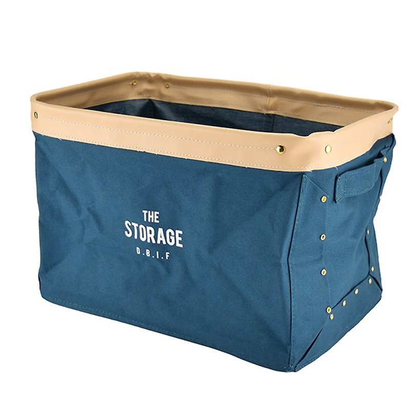 The Storage- 收納袋(藍) - 收納箱/收納用品 - 棉．麻 藍色