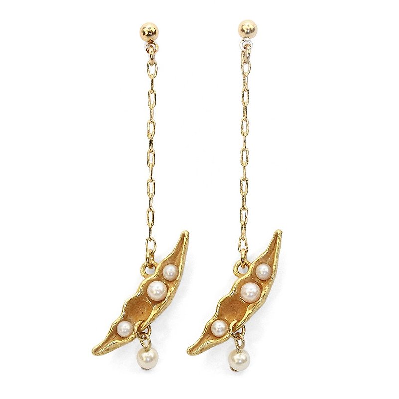 Petit Sayaendo Earrings PA436 - Earrings & Clip-ons - Other Metals Gold