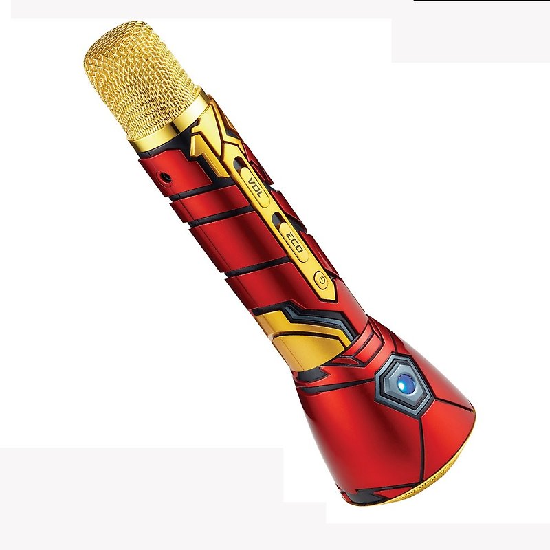 Exchange Gifts Preferred InfoThink Iron Man Series Wireless Bluetooth Microphone - ลำโพง - พลาสติก สีแดง
