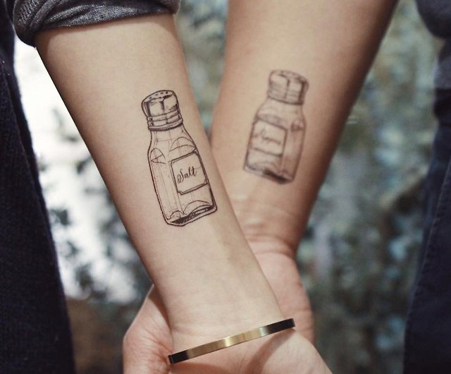 Ink Your Love With These Creative Couple Tattoos  KickAss Things   Meaningful tattoos for couples Food tattoos Tattoos