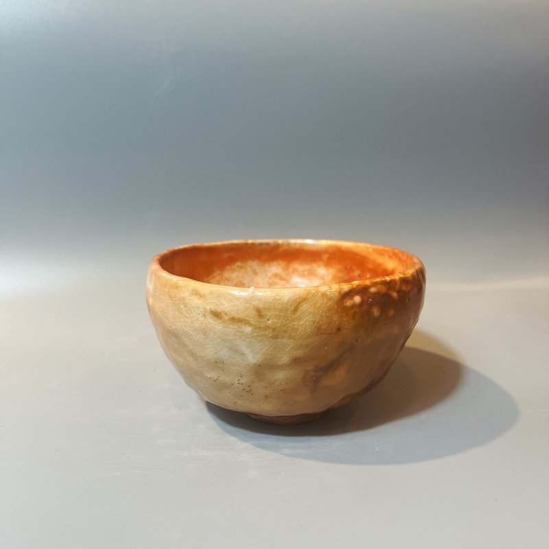 柴燒志野金彩茶碗 / 水方 / 小平凡手作 - 茶壺/茶杯/茶具 - 陶 
