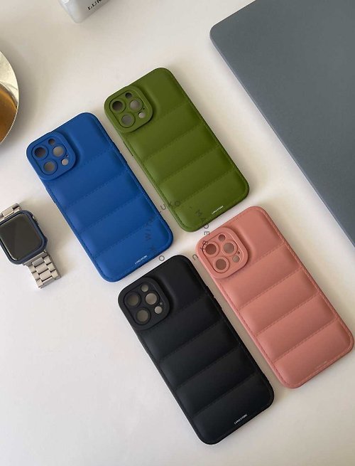 LUKO.Store iPhone CASE | 素色全包TPU羽絨型硬款保護殼 無鋪棉無logo款