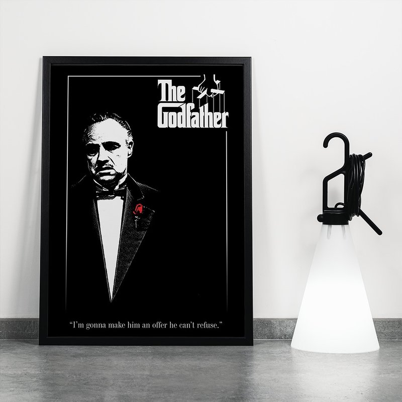 【教父】電影海報(紅玫瑰)/The Godfather/維多柯里昂 - 海報/掛畫/掛布 - 紙 多色