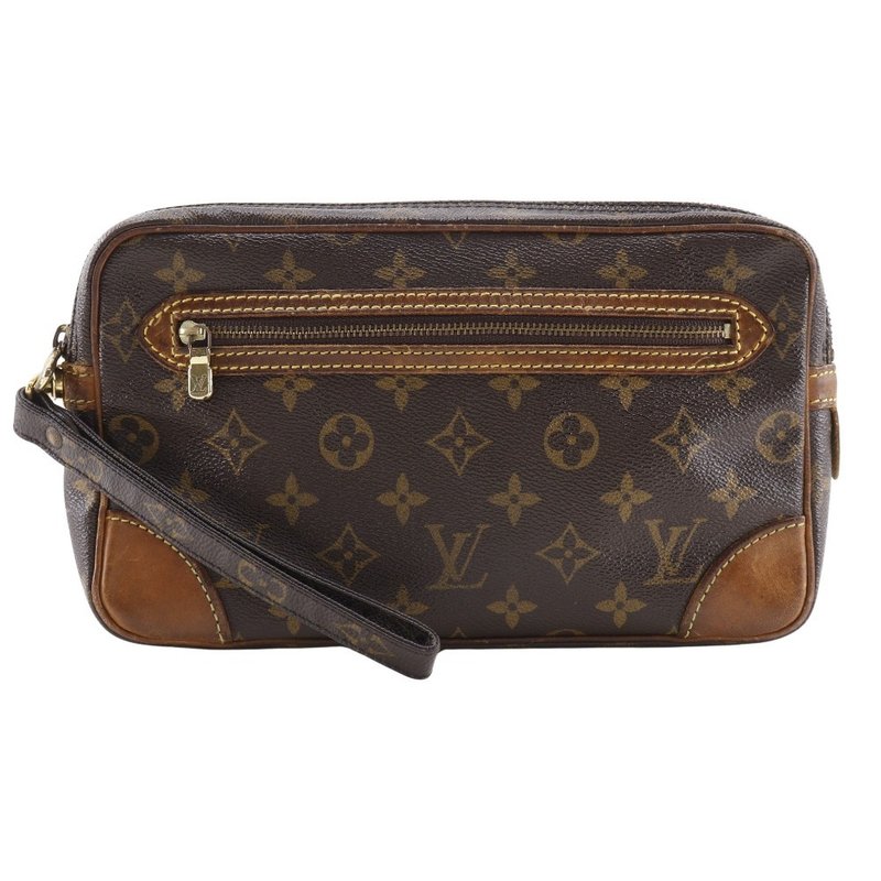 【日本直送】ルイ・ヴィトン LOUIS VUITTON スパルタ ショルダーバッグ オペラライン M63942 エピレザー 黒 MI0976 レディース【中古】 - 手拿包 - 人造皮革 咖啡色