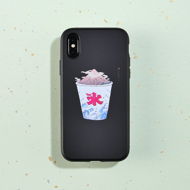 SolidSuitクラシックバックカバー電話ケース∣排他的なデザイン-iPhone用の氷と火 - スマホケース - プラスチック 多色