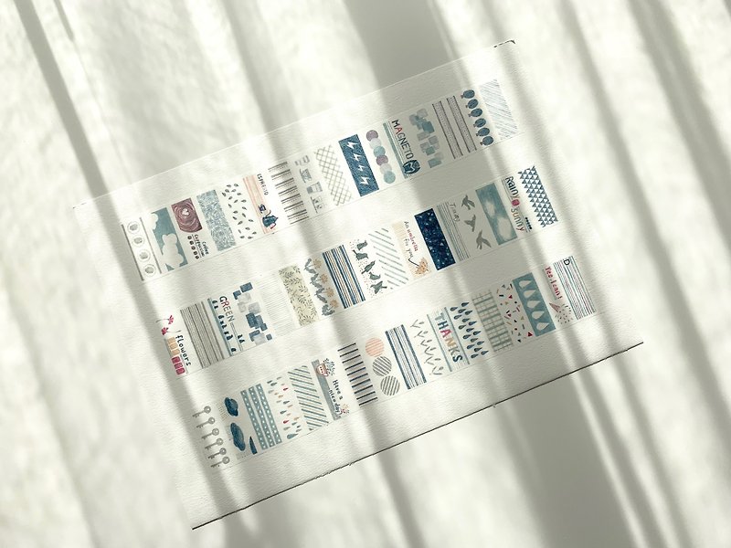 CODE97 Washi PET Paper Tape - มาสกิ้งเทป - กระดาษ หลากหลายสี