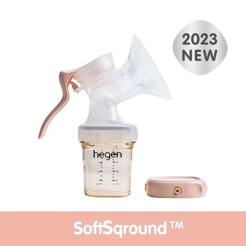 Hegen PCTO エレガントジェントル手動搾乳グループ (SoftSqround) 新生児ギフト/産後ケアセンター - 哺乳瓶・おしゃぶり - シリコン 