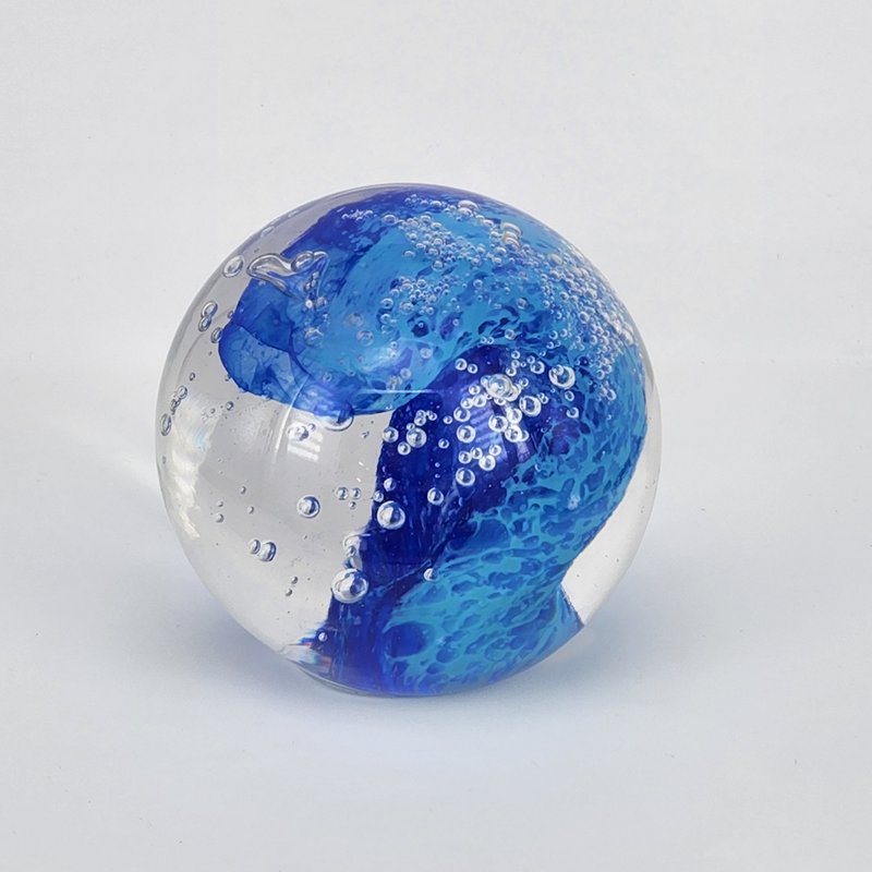 海浪紙鎮 手做玻璃 純手工製作 - 擺飾/家飾品 - 玻璃 多色
