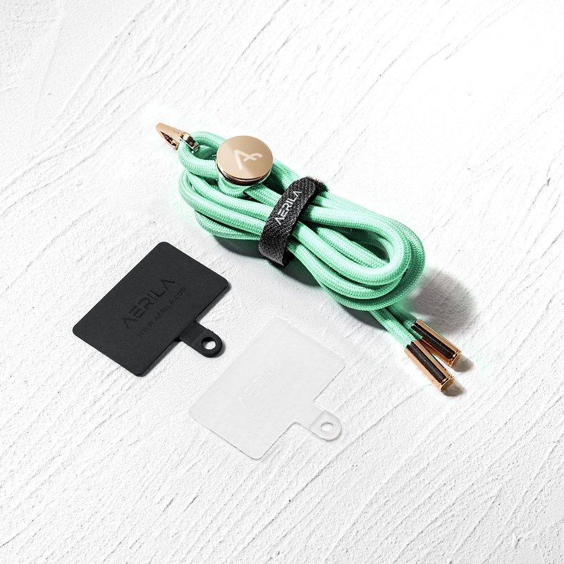 NORE Strap Cell Phone Cord / Pink Series / Mint Green - Phone Accessories - Nylon Green