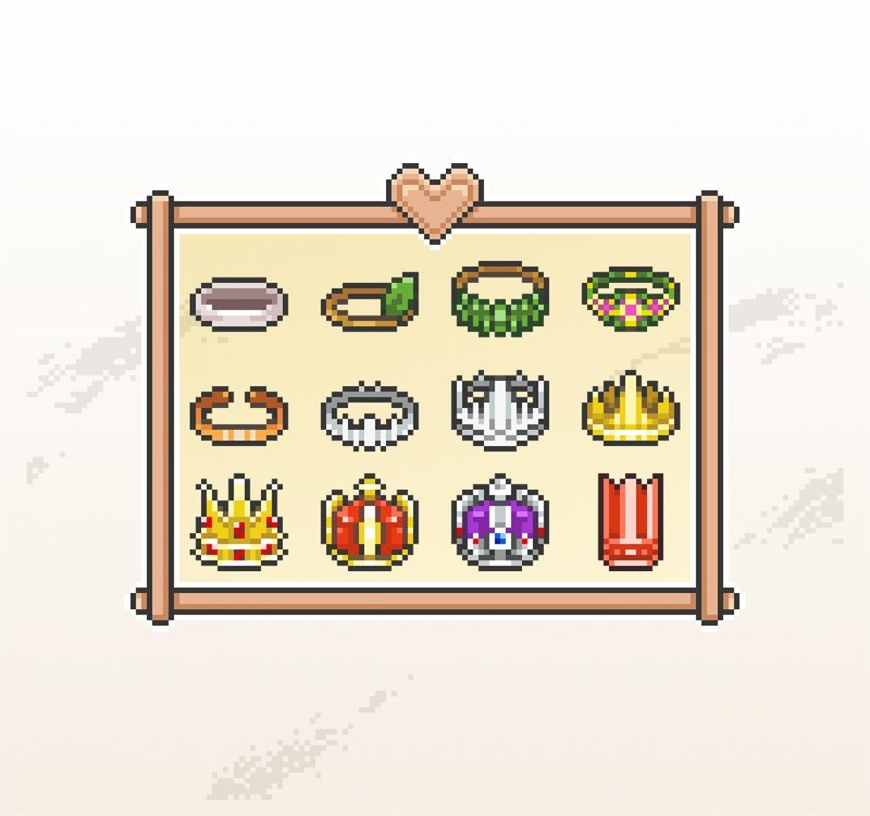 Twitch小奇點及訂閱者徽章/忠誠徽章套圖/像素風/皇冠 - Logo 設計/圖案設計 - 其他材質 