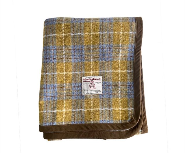 Harris tweed picnic cheap blanket