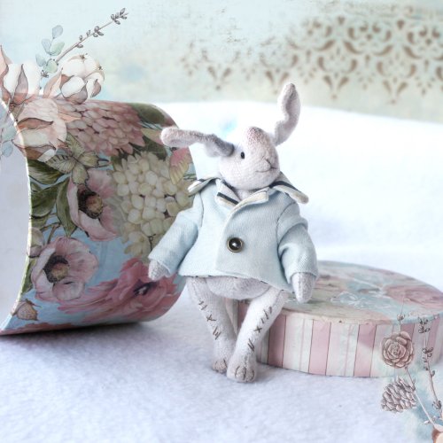CozyToysByOreshek 泰迪兔收藏藝術微縮模型