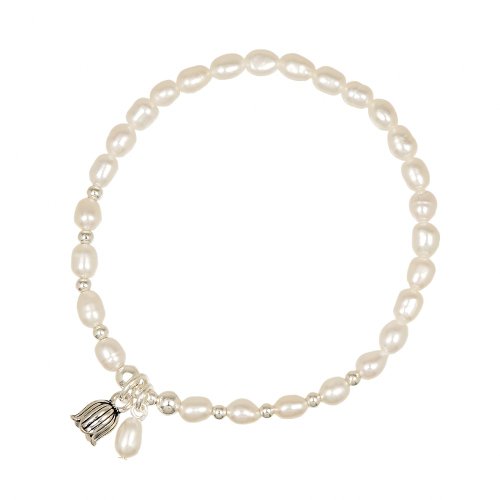 正佳珠寶 Gemsrich Jewelry 【正佳珠寶】天然珍珠 蘭鈴花 隨形珍珠手珠