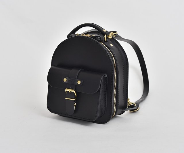 ハンドメイドリュック　バッグrunon❁⃘*.゜様リクエスト Japanese craftsman handmade leather mini backpack (R-32) - 5