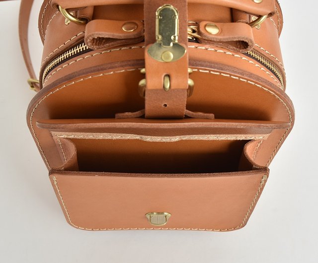ハンドメイドリュック　バッグrunon❁⃘*.゜様リクエスト Japanese craftsman handmade leather mini backpack (R-32) - 5