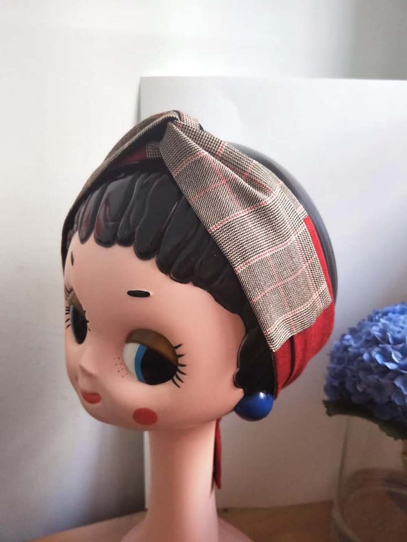 無限髮帶-自綁-沉穩 - 髮夾/髮圈 - 棉．麻 多色