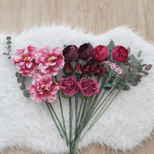 posieflowers RED WINE - Medium Posie Rooms for Home Decoration