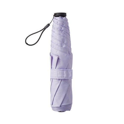 Boy Umbrellas boy三折碳纖版 極輕晴雨鉛筆傘 - 淺紫壓花