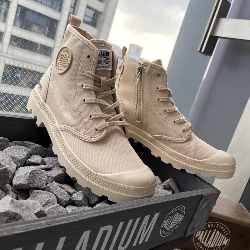 PALLADIUM PAMPA 9色經典拉鍊款潮流帆布軍靴 79101 - 女休閒鞋/帆布鞋 - 棉．麻 多色