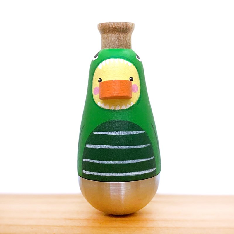 Wen Sen Di – Dinosaur Duck Kazoo KAZOO Doll - กีตาร์เครื่องดนตรี - ไม้ สีเขียว
