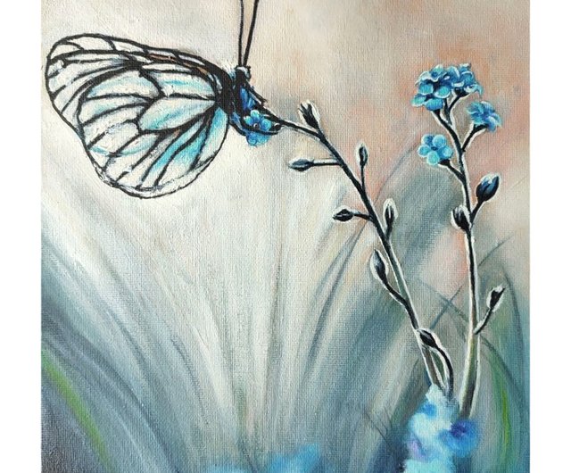 掛畫 蝴蝶 蝶の絵画、吊り下げ絵、手作りの絵画 家居裝飾畫 裝飾